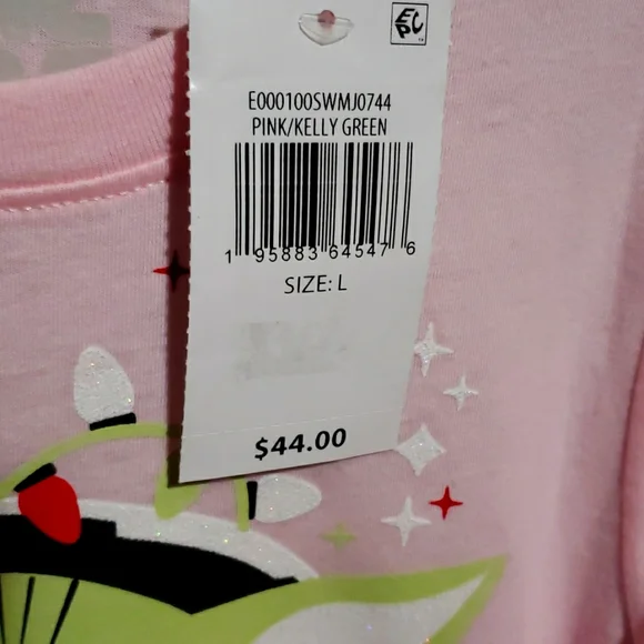 STAR WARS 2 Piece PJ Tops Set Girls Size Large - Picture 4 of 4